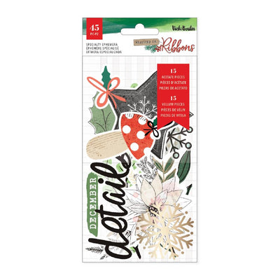 Vicki Boutin - Wrapped in Ribbons Ephemera - Specialty 45/Pkg