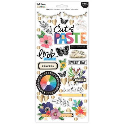 Vicki Boutin - Cut & Paste Cardstock Stickers 6x12