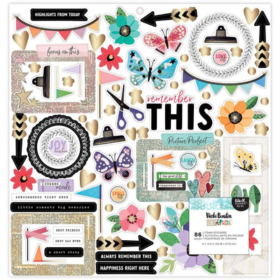 Vicki Boutin - Cut & Paste 12x12 Foam Stickers