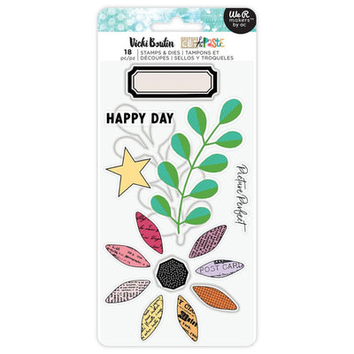 Vicki Boutin - Cut & Paste Stamp & Die Set