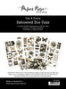Paper Roses Studio - Ink & Ivory 6 x 8" Embossed Die Cuts