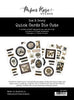 Paper Roses Studio - Ink & Ivory 6 x 8" Quick Card Die Cuts