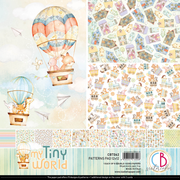 Ciao Bella - My Tiny World 12x12 Paper Pad 8/Pkg