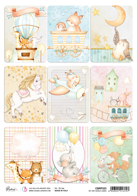 Ciao Bella - My Tiny World Rice Paper A4 sheet/5Pkg
