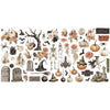 Graphic 45 - Ghostly Greetings Ephemera Set 62/Pkg