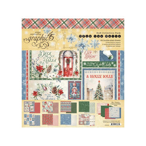 Graphic 45 - Deck the Halls Collection Pack 8"X8"