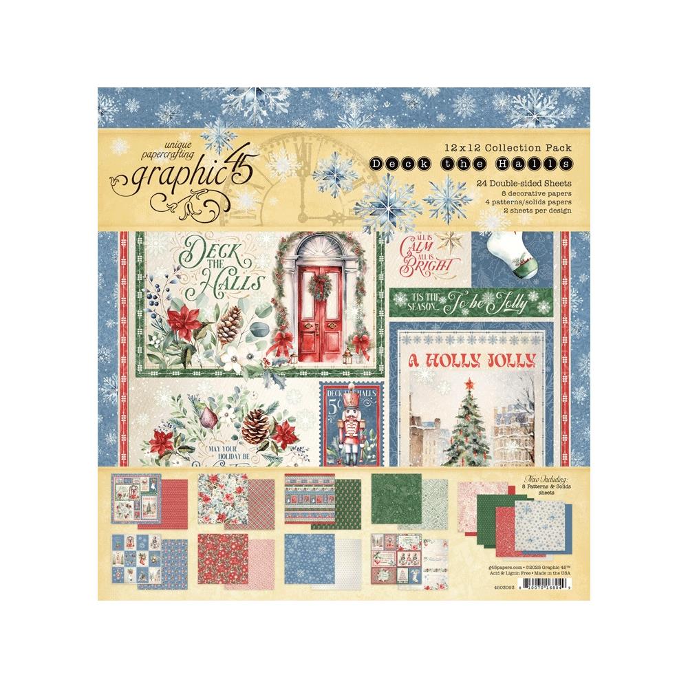 Graphic 45 - Deck the Halls Collection Pack 12x12