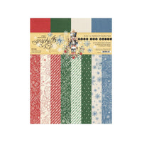 Graphic 45 - Deck the Halls Patterns & Solids Collection Pack 8.5"X11"