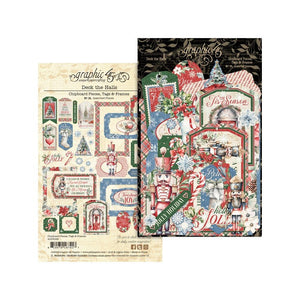 Graphic 45 - Deck the Halls Chipboard Die Cuts