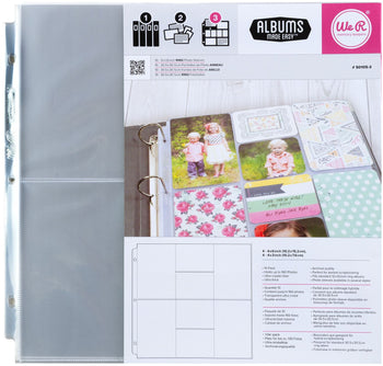 WRMK 12x12 Photo Sleeves - (10) 4x6; 4x3