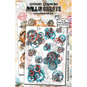 AALL And Create A5 Rub-Ons - Cogs & Curios #11