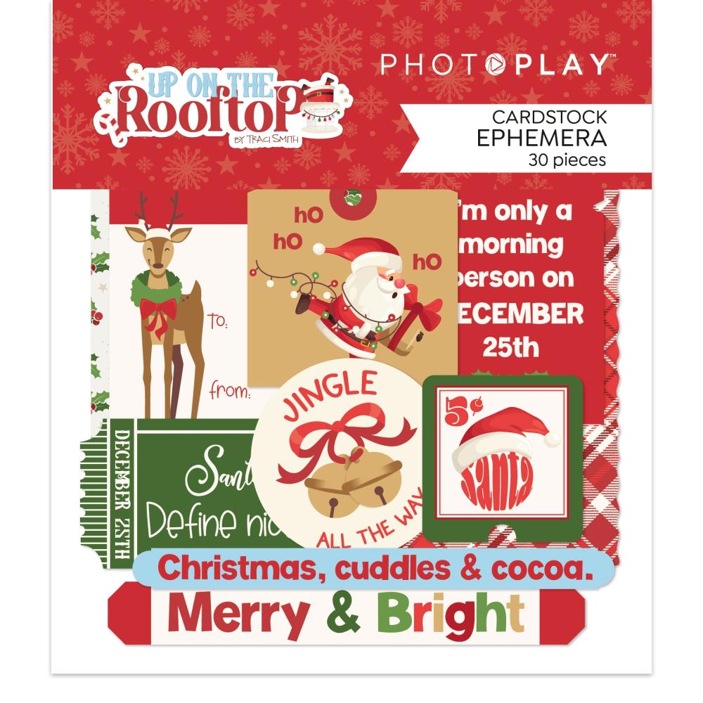 Photo Play - Up on the Rooftop Ephemera Cardstock Die Cuts 30/Pkg