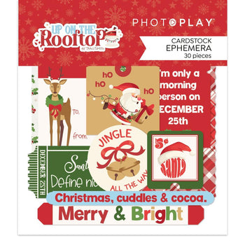 Photo Play - Up on the Rooftop Ephemera Cardstock Die Cuts 30/Pkg