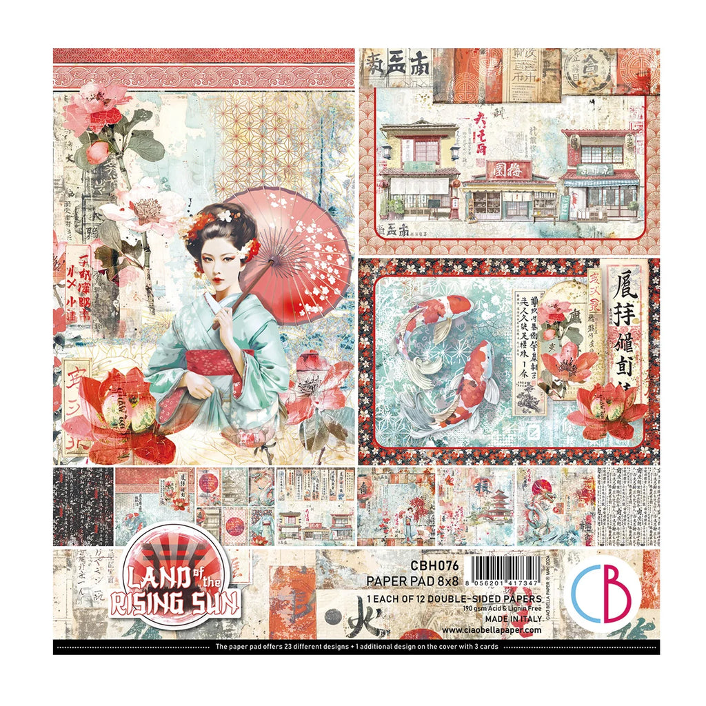 Ciao Bella - Land of the Rising Sun 8x8 Paper Pack 12/Pkg