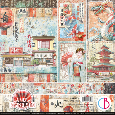 Ciao Bella - Land of the Rising Sun 12x12 Paper Pack 12/Pkg