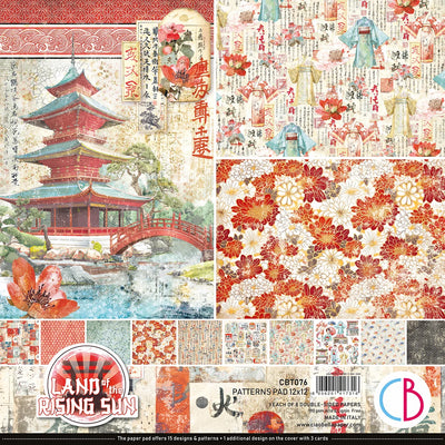 Ciao Bella - Land of the Rising Sun 12x12 Paper Pack 8/Pkg