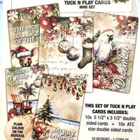 3Quarter Designs - Aussie Christmas Tuck n Play Cards Mini Set