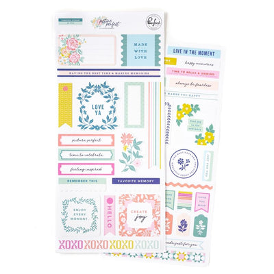 Pinkfresh - Picture Perfect Cardstock Stickers 45/Pkg