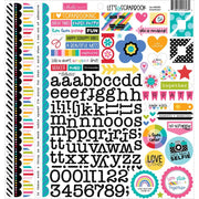 Bella Blvd - Let's Scrapbook DooHickey 12x12 Sticker Sheet