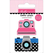 Bella Blvd - Let's Scrapbook Bella-Pops 3D Stickers - Click! Click!