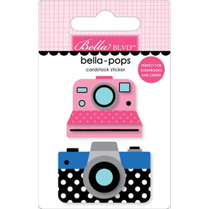 Bella Blvd - Let's Scrapbook Bella-Pops 3D Stickers - Click! Click!