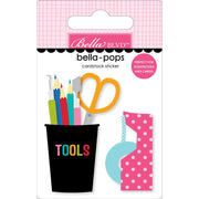 Bella Blvd - Let's Scrapbook Bella-Pops 3D Stickers - Scrappy Tools