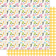 Bella Blvd - Let's Scrapbook Paper - Tools Of The Trade