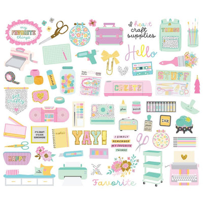 Simple Stories - Crafty Things - Bits & Pieces 64/Pkg