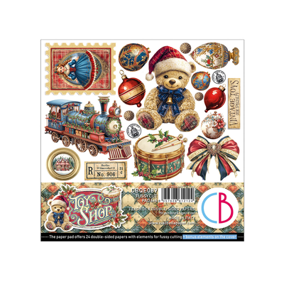 Ciao Bella - Toy Shop 6x6 Fussy Cut Pad 24/Pkg