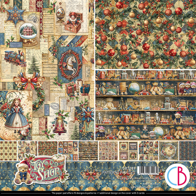 Ciao Bella - Toy Shop 12x12 Paper Pack 8/Pkg