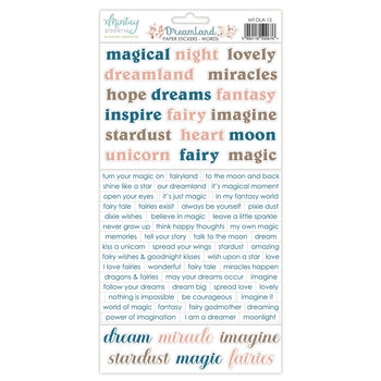 Mintay - Dreamland Paper Stickers - Words