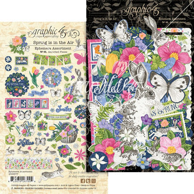 Graphic 45 - Spring is in the Air Ephemera Assortment