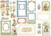 Graphic 45 - Hip Hip Hooray Chipboard Tags & Frames