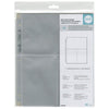 We R Ring Photo Sleeves 8.5"X11" 10/Pkg - 4x6" Pockets