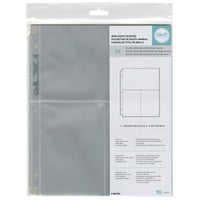 We R Ring Photo Sleeves 8.5"X11" 10/Pkg - 4x6" Pockets