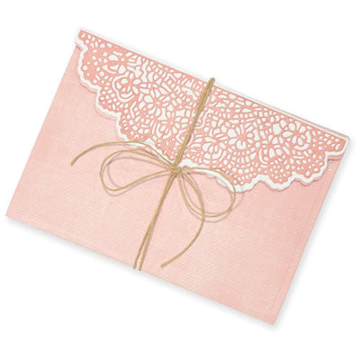 Sizzix Thinlits Dies Set By 49 And Market 10/Pkg - Laced Folio