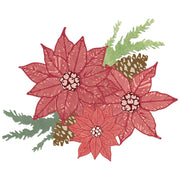 Sizzix Framelits Die & Stamp Set By 49 And Market 26/Pkg - Poinsettia Trio