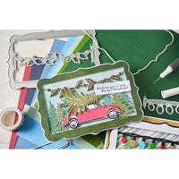 Sizzix Famelits Die & Stamp Set By 49 And Market 14/Pkg - Journey Home