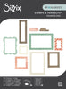 Sizzix Clear Stamp With Framlits Die By 49 & Market 15/Pk - Build-A-Frame