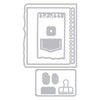 Sizzix Clear Stamp With Framlits Die By 49 & Market 10/Pk - Creative Combos