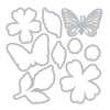 Sizzix Clear Stamp With Framlits Die By 49 & Market 19/Pk - Sweet Springs