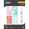 Sizzix A6 Layered Stencils By Vicki Boutin 4/Pkg - Buildables Backgrounds #1