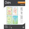 Sizzix A6 Layered Stencils By Vicki Boutin 4/Pkg - Buildables Botanicals #1