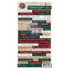 Prima - From the North Pole - Chipboard Stickers 49/Pkg