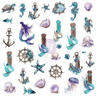 Prima - A Mermaid's Tale Ephemera - Mermaid Treasures 66/Pkg
