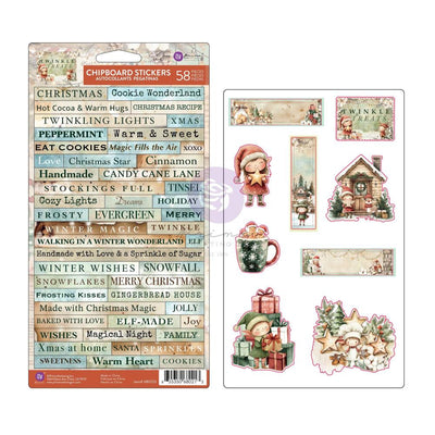 Prima - Twinkle & Treats Chipboard Stickers 58/Pkg