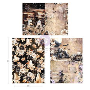 Prima - Bewitched A4 Decoupage 8.3"x11.7" each - 3 Sheets