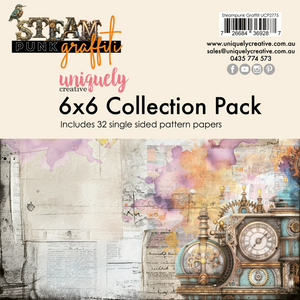 Uniquely Creative - Steampunk Graffiti 6x6 Collection Pack