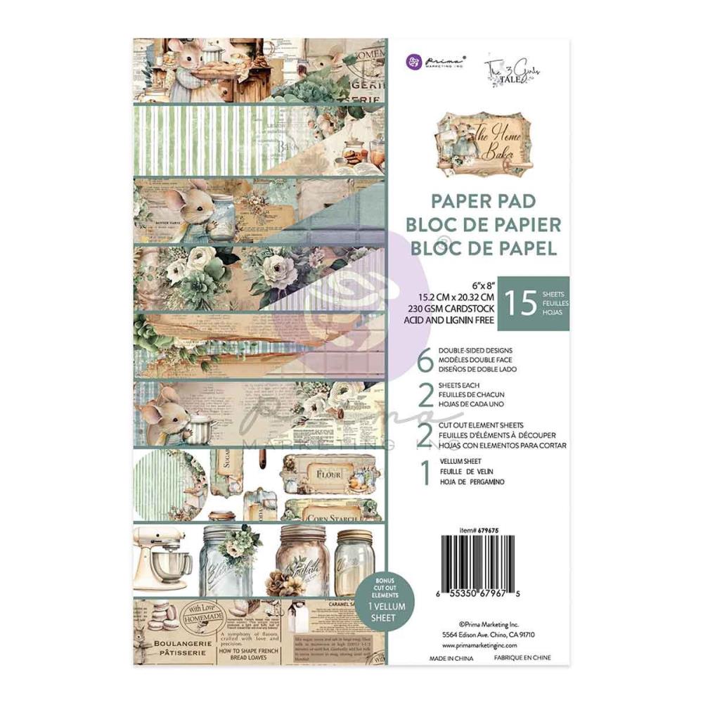 Prima - The Home Baker 6x8 Paper Pad