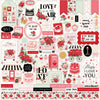 Carta Bella - Be Mine 12x12 Element Cardstock Stickers